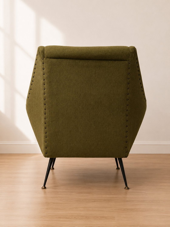Image 1 of Ein Paar Gigi Radica Sessel für Minotti, 1950er Jahre