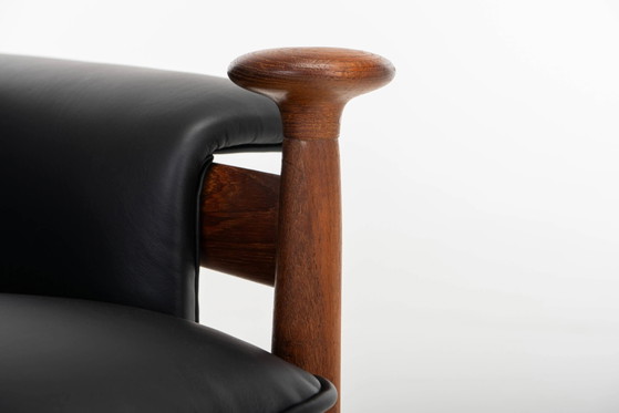 Bwana Lounge Chair and ottoman by Finn Juhl for France & Son, Denmark, 1960s – Armchairs, Leather, Design (photo 17 of 19)