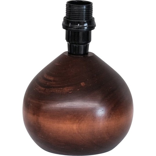 Lámpara vintage de madera, Francia, años 80