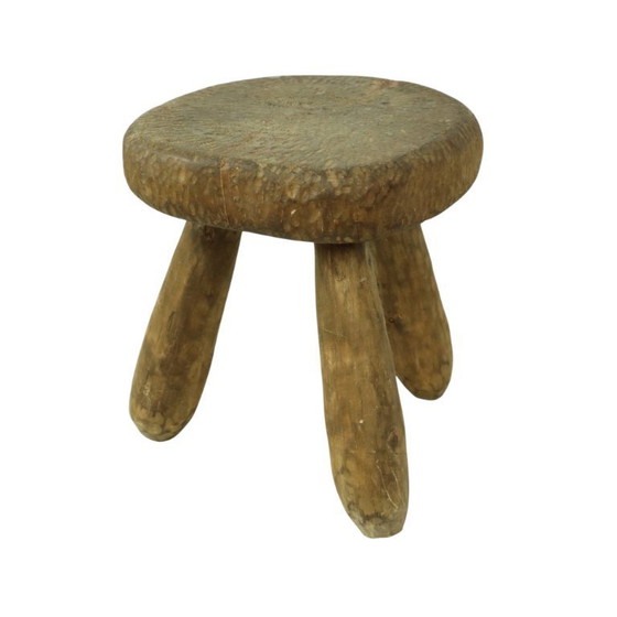 Image 1 of Rustic Tripod Stool Milking Stool