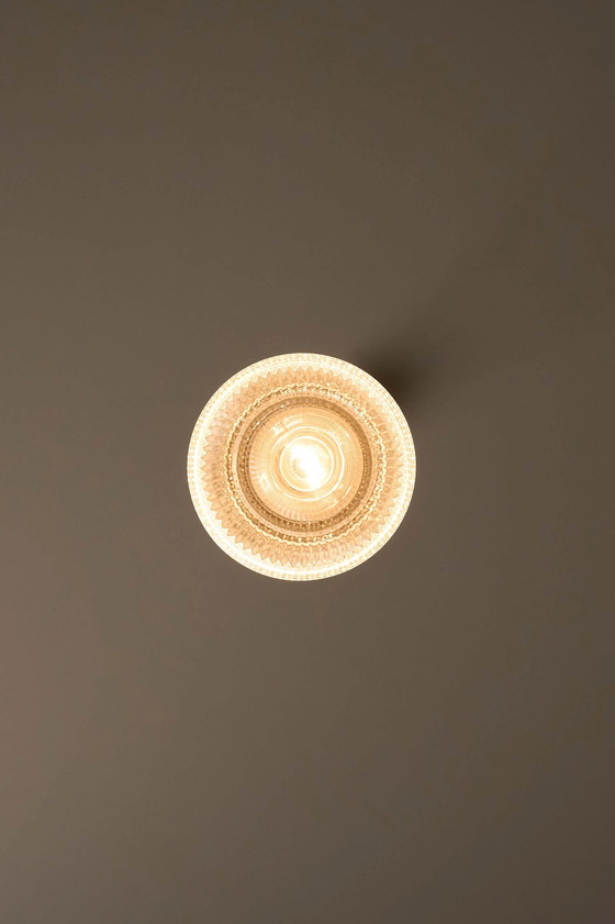 Black Model "7480" Structured Glass Pendant by Cosack, Cosack Leuchten, Ceiling lights, Metal (photo 6 of 7)