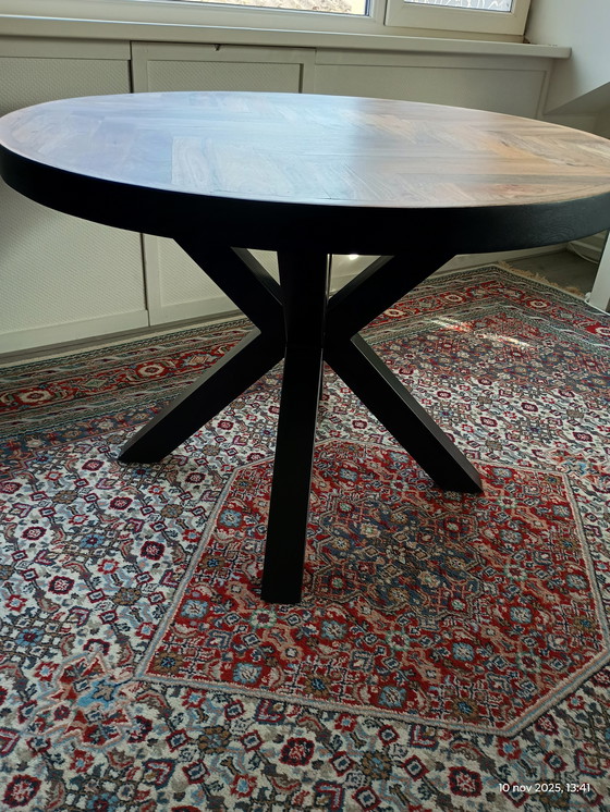 Image 1 of mesa de comedor de madera de mango