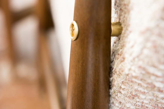 Image 1 of Mid Century Modern Roze Fauteuils Gfm 87 Door Juliusz Kędziorek, Gfm, Polen, 1960's, Set Van 2