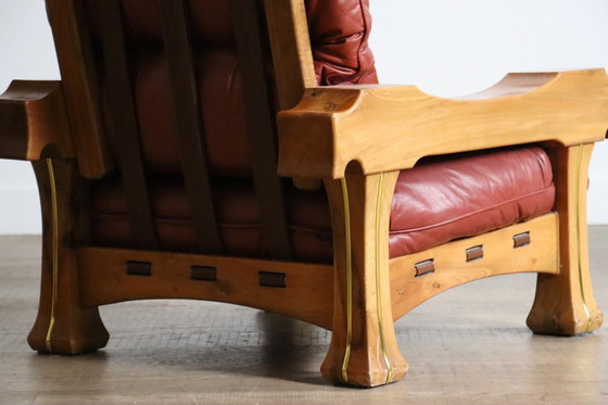 Image 1 of Hussar lounge chair by Luciano Frigerio, Italy 1970s