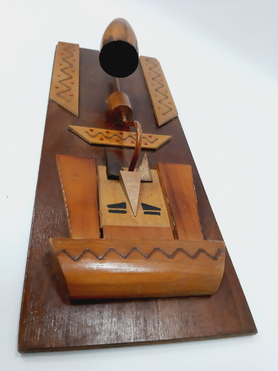 Image 1 of Appendiabiti vintage in legno, porta cappelli o porta ombrelli