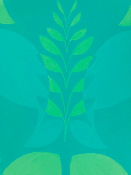 Image 1 of Ton Pape - Vintage Gouache - Nature / Plant Pattern