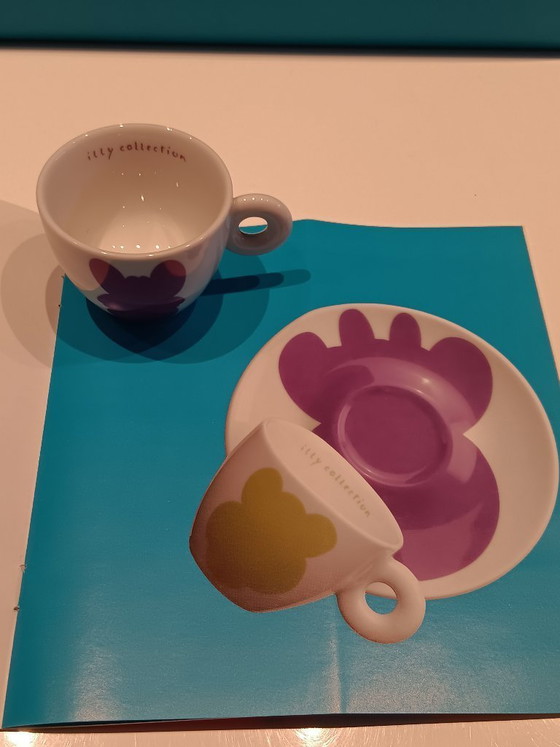 Image 1 of Illy 6 cups Jeff Koons