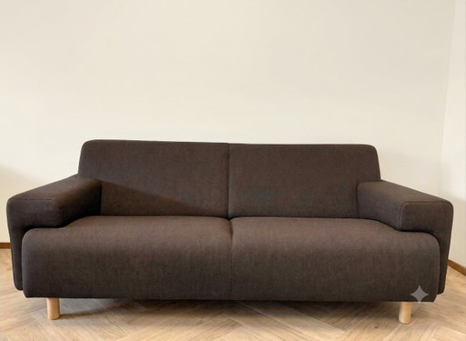 Cloak Sand | 2.5-seater sofa | Brown refurbished