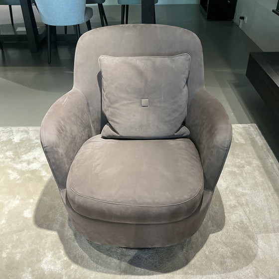 Image 1 of Minotti Jacques fauteuil high swivel