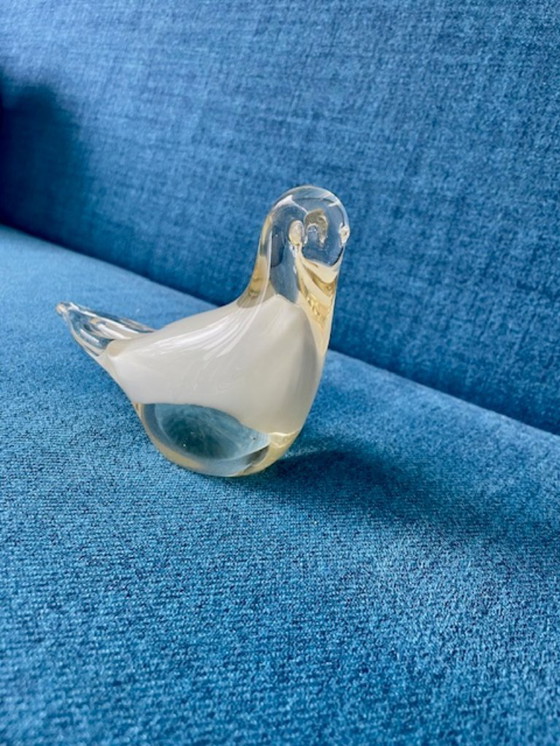 Image 1 of Glass bird sculpture in Scandinavian design