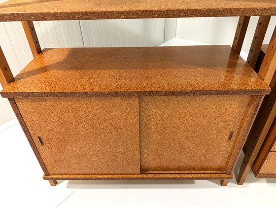 2 Armadi a muro, faggio e OSB laccato, anni '60 – Legno (photo 10 of 20)