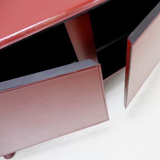 Image 1 of Leather sideboard by De Couro (Brazil) - 1980s