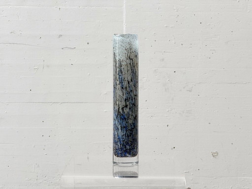 Sarner Glas Efeso cylindrical vase, studio glass with Murano influence, 1960s