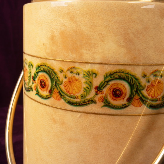 Aldo Tura Mod. 1225D Cubitera / Termo de Pergamino de Piel de Cabra Italia 1970 – Objetos decorativos (photo 16 of 20)