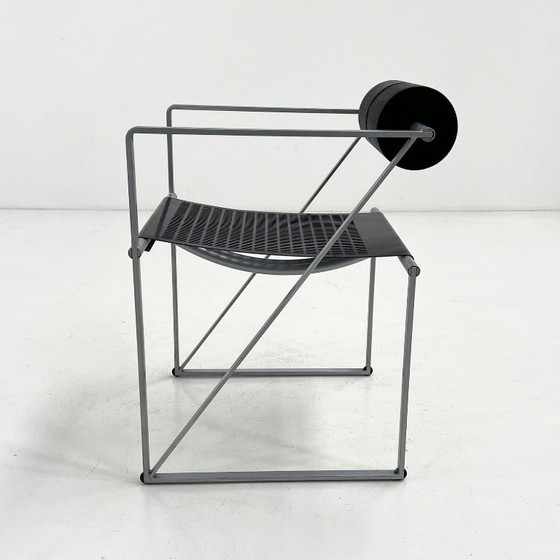 Image 1 of Black & Grey Seconda Chair by Mario Botta for Alias, 1980s