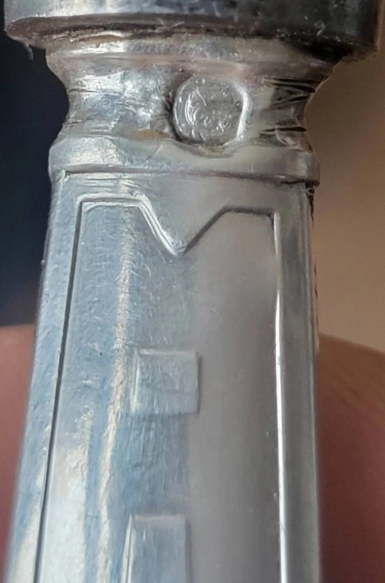 Art Deco silver butter knife – Cutlery Sets, polished steel (photo 4 of 5)