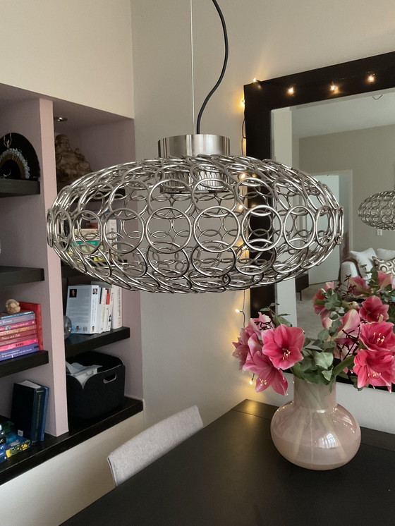 Image 1 of Terzani G.R.A. Design pendant lamp oval nickel