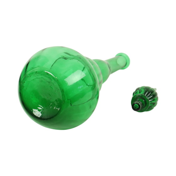 Image 1 of Riesige grüne Glaskaraffe Genie Bottle