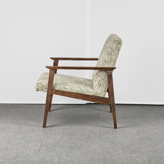 Vintage Armchair, 1960s, Czechoslovakia, Wood, Brown (photo 9 of 14)