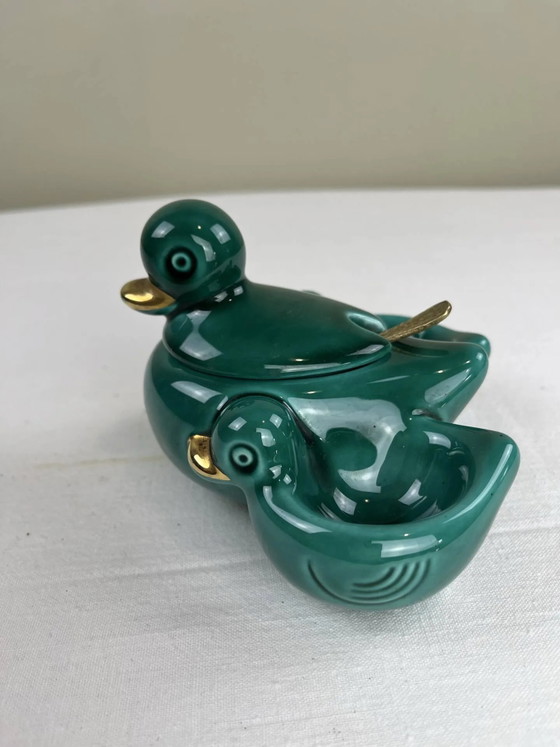 Antique zoomorphic condiment service – Table accessories, Porcelain, Ceramic, Art Nouveau (photo 5 of 9)