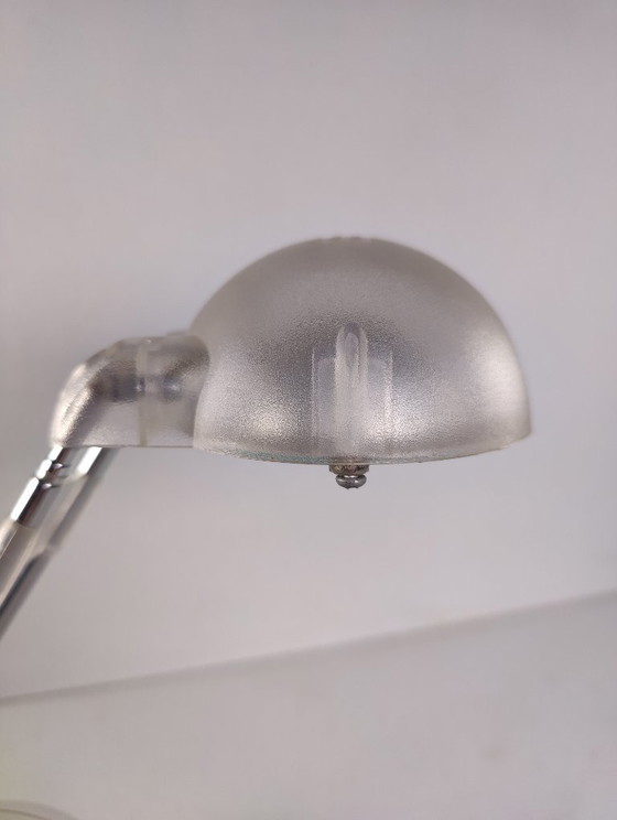 Image 1 of IKEA Espressivo jaren 1990 telescopische bureaulamp, transparant