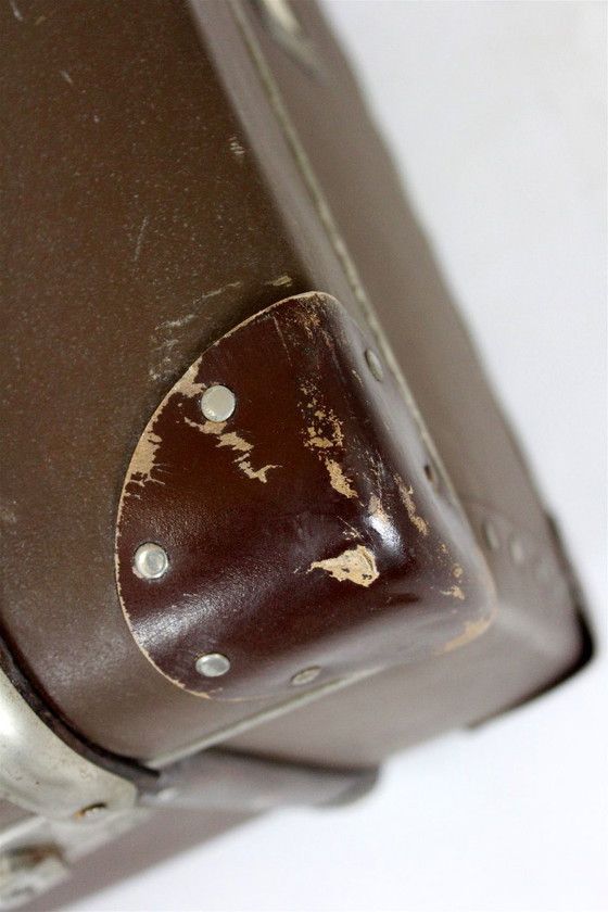 Grande valigia vintage con adesivi originali, anni '50 – Oggetti decorativi, Other (photo 9 of 20)