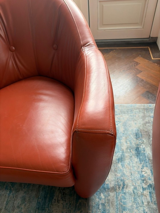 Deux fauteuils Leolux Carabas – Leather (photo 9 of 9)