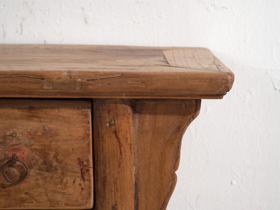 Shanxi low console in elm with drawers – China, circa 1930 – Iron (photo 37 of 40)