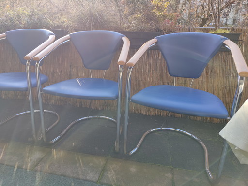 Design vintage classique | Pièce de collection des années 90 | Bois véritable et chrome