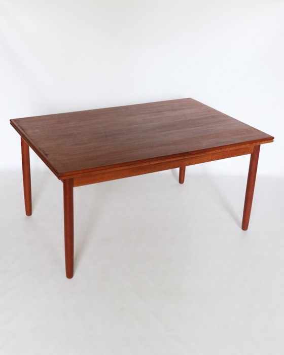 Image 1 of Vintage teak XL extendable dining table Danish design retro