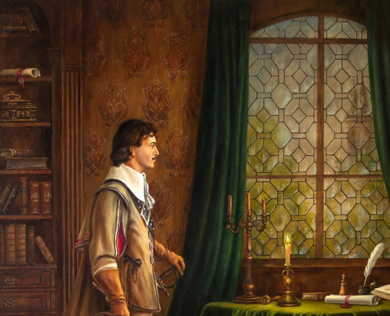 Original Oil Painting You Made A Mistake - Based On A. Dumas's "The Three Musketeers" – Paintings & Drawings (photo 4 of 7)