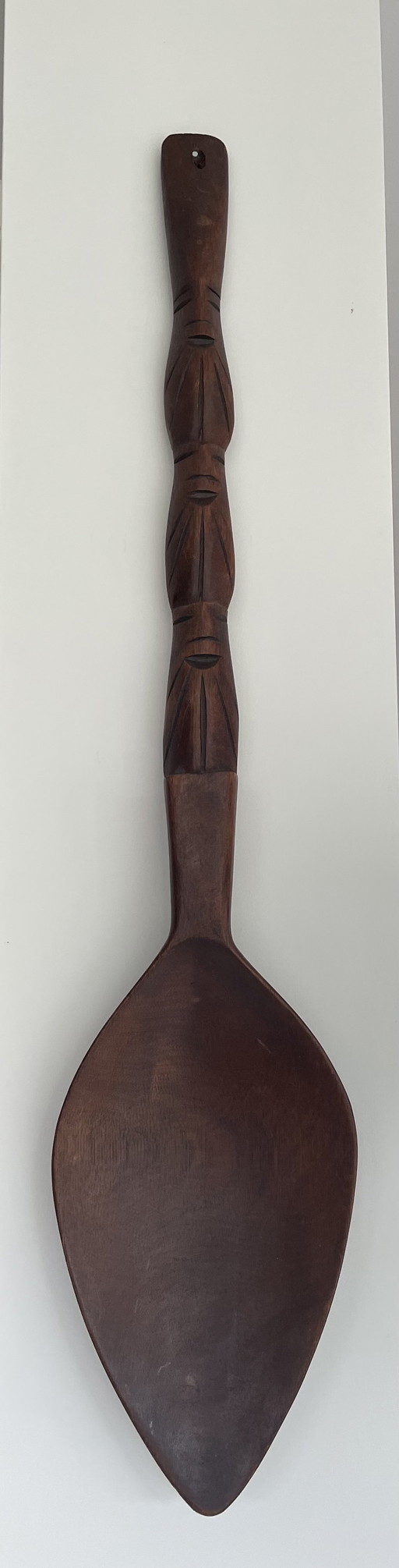 Fourchette et cuillère en bois vintage