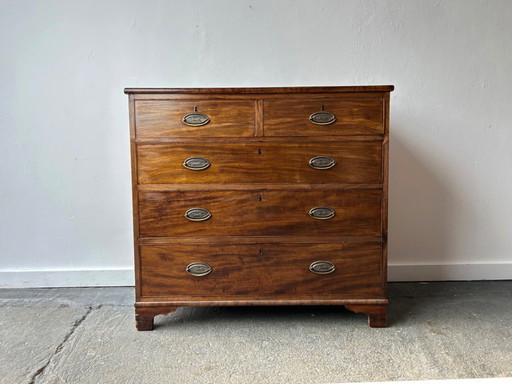 Antique Georgian mahogany two over three chest of drawers 1820–1840