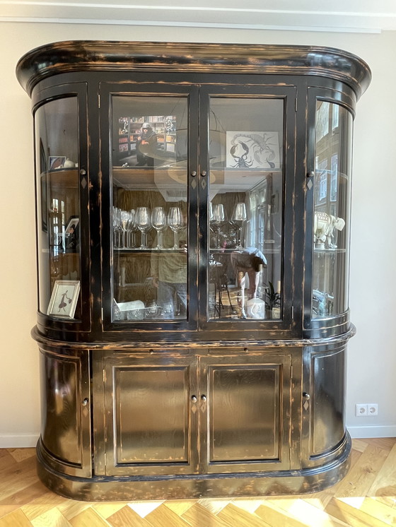 Image 1 of Schitterende Vitrine / buffet kast. Grote vitrinekast 