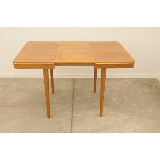 Image 1 of Table de salle à manger pliante en bois de hêtre pour Jitona, Tchécoslovaquie 1960