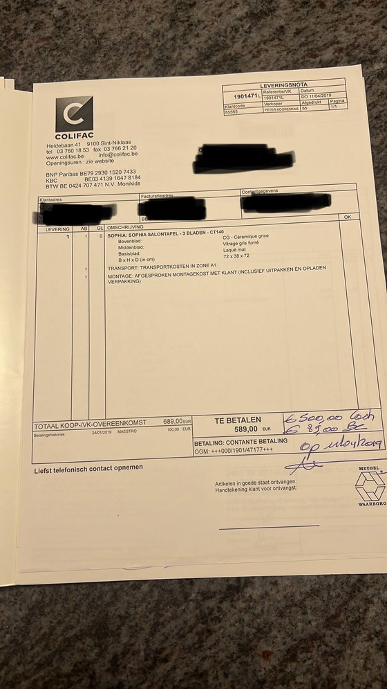 Image 1 of Tavolino da caffè con piano girevole