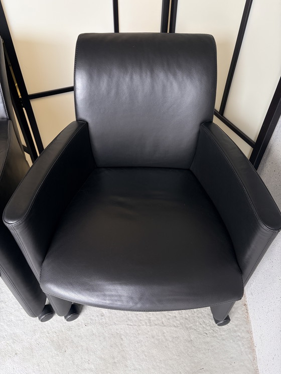 Image 1 of Sedia da pranzo Leolux Quantissimo con ruote piroettanti