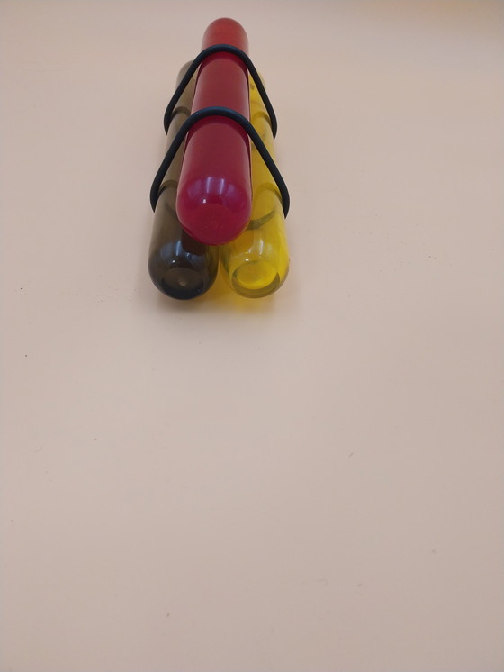 Image 1 of 1 x Pierre Charpin 2003 Triplo vase. For Venini Memphis style