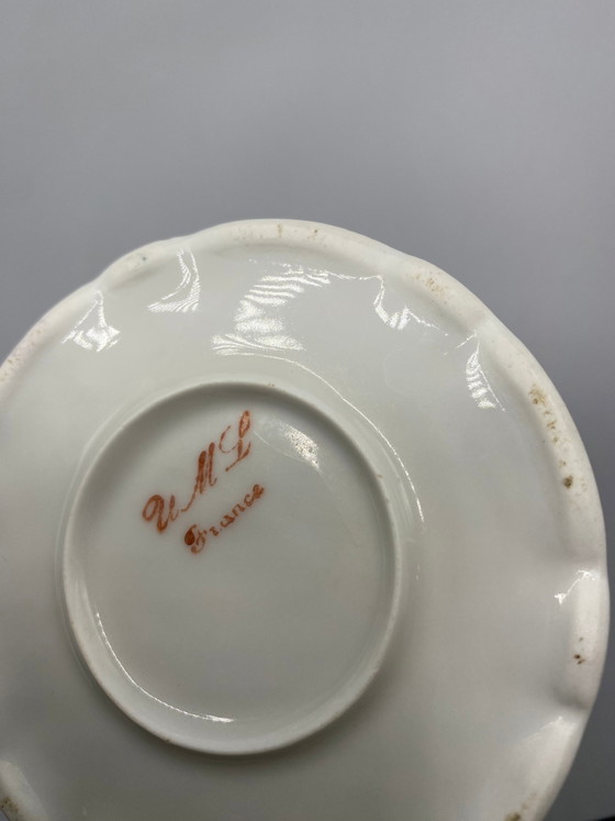 Lattiera in porcellana di Limoges con decorazione a tulipani – Oggetti decorativi, Porcelain, Gold, Art Deco (photo 7 of 7)
