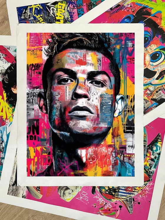Image 1 of IPR GRAPH - Cristiano Ronaldo - Litografía del artista