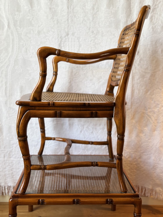 Image 1 of Giorgetti, Chinees Chippendale Faux Bamboo, +/- 1960
