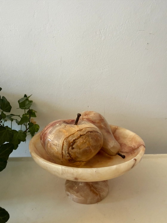 Ciotola per frutta in onice con pera e mela – Ciotole, Vintage (photo 7 of 9)