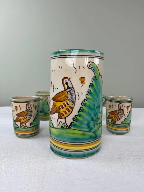 Verziertes Keramikgeschirr – Gläser & Karaffe, Porcelain (photo 2 of 9)