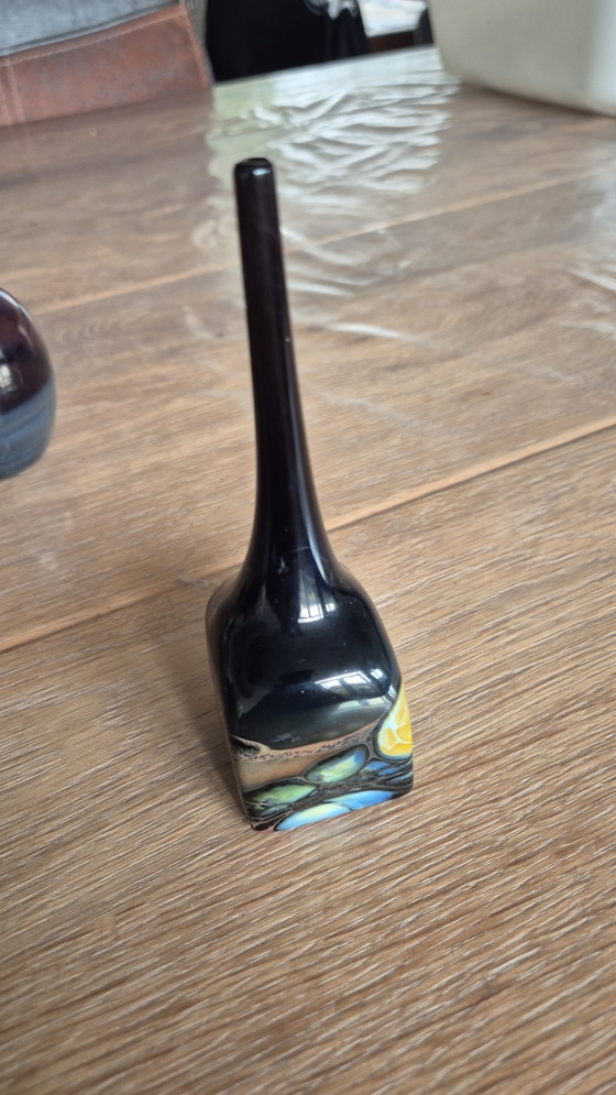 Cabinet Vases Lamp Glass Design Signed – Glass art (photo 13 of 13)
