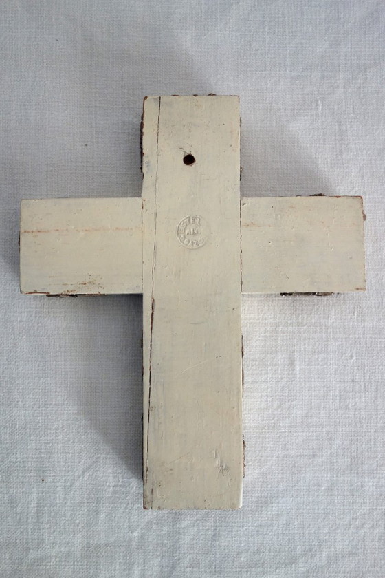 Image 1 of Wundertätiges Kreuz der Estela Ogazon, Religiöse Volkskunst, Mexiko