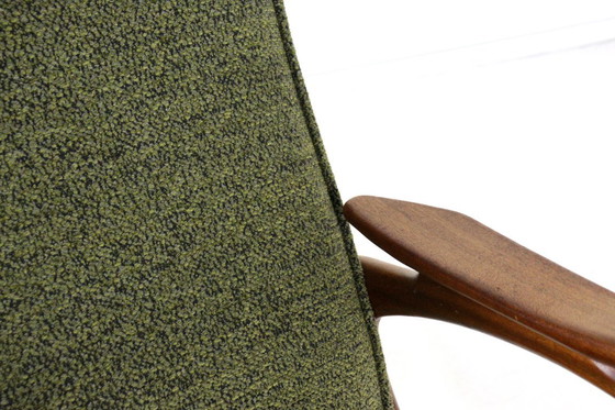 Image 1 of fauteuil vintage rembourré style milieu du siècle