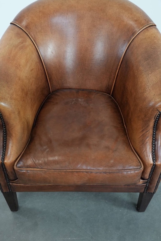 Image 1 of Club-Sessel aus Schaffell mit wunderschönen Farben und bequemem Sitz