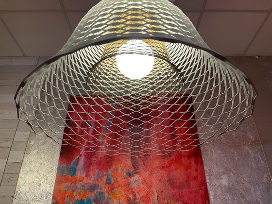Image 1 of Lampe à Suspension Gispen Or Blanc