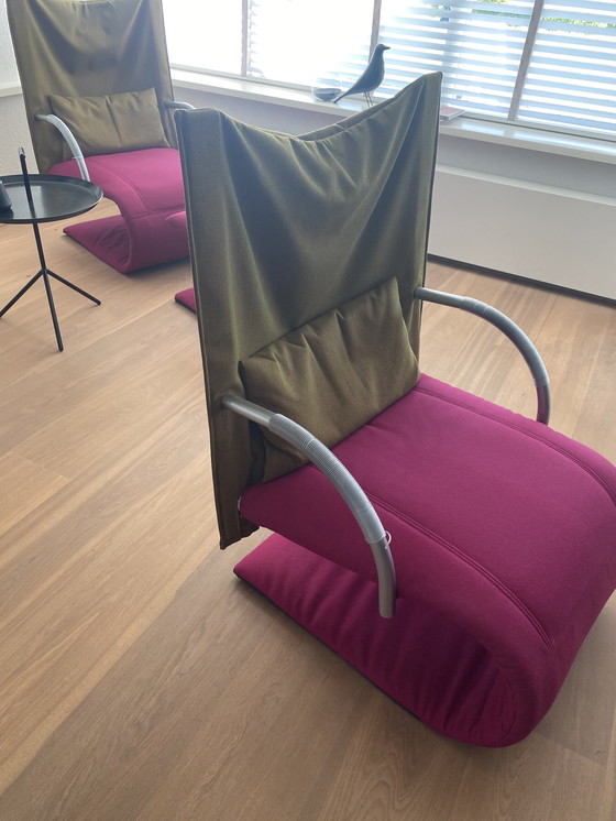 Image 1 of Ligne Roset zen armchairs with footstool