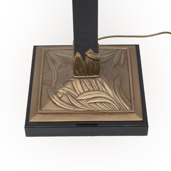 Image 1 of Lampadaire Style Art Déco Gianfranco Frattini par Relco Milano, Italie, 1970s